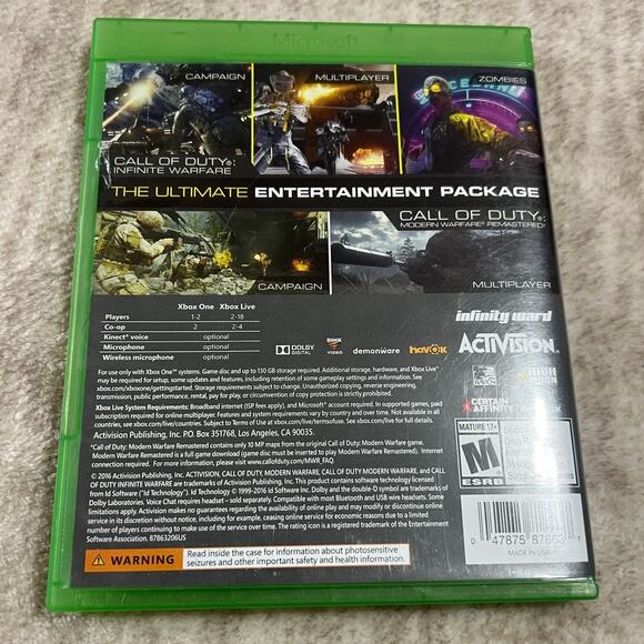 Legacy Edition Call of Duty Infinite Warfare for Xbox One Complete in Box - Picture 2 of 6